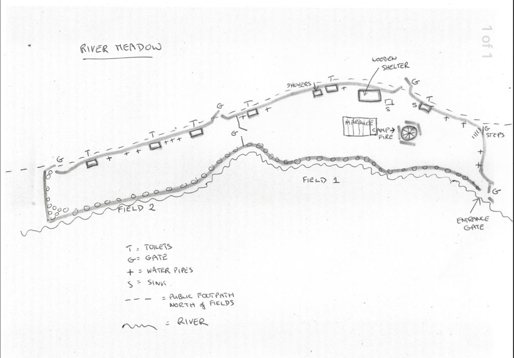 Venue Map for River Meadow field